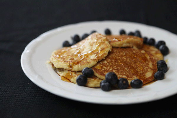 Blueberry Protein Pancakes